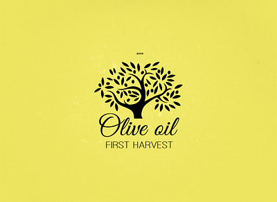 TITANS Olive Oil Sticker Logo Design branding design first harvest logo logo design logos olive oil sticker