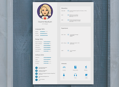 CV Resume cv resume cv resume template ui ui ux