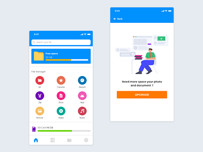 File management App - Freebies file filemanagement freebies icon illustration managementapp sharing ui uidesign ux uxdesign vector