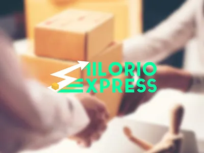 Milorio express branding delivery design illustration logo