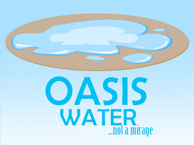 Oasis Water brand design brand identity branding design logo