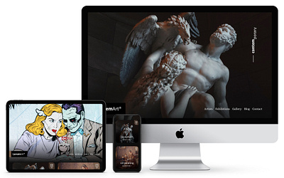 Art Gallery Theme for Sparkle art design gallery interface selcukyilmaz sparkle sy theme ui web web design webdesign website