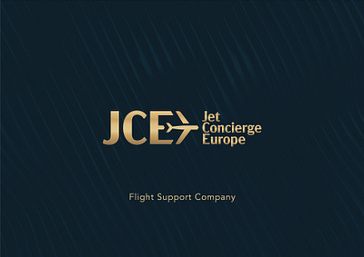 Jet Concierge Europe ailine branding branding design concierge gold jet logo luxury luxury branding luxury design luxury logo visual identity