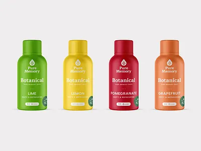 Pure Memory • Packaging Set branding design icons identity logo mark packaging