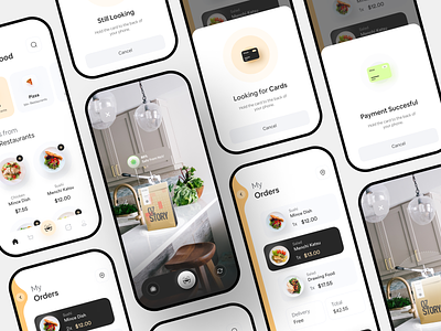 🌮 Food delivery app app app design claw claw interactive delivery app delivery systems design food app food delivery inspiration mobile app restaurants booking ui ux wahab wstyle