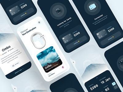 ✈️ Travel Mobile App app claw claw interactive design flight booking hotel booking inspiration mobile app travel agency travel app travel booking travel design ui ux wahab website wstyle