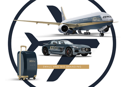 Branding examples Jet Concierge Europe ailines brand identity branding branding concept branding design car concierge jet logo luxury luxury branding luxury design luxury logo suitcase transpotr travel