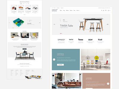 StudioNovo -Homepage- design ecommerce ecommerce design furniture furniture store furniture website homepage homepage design interior landingpage lifestyle living office web design webdesign website website design wellness