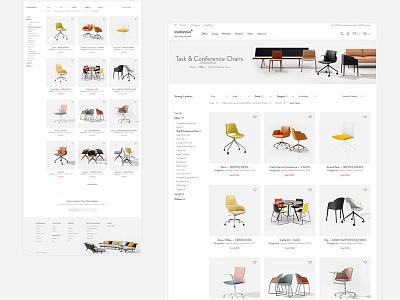 StudioNovo -Category page- design ecommerce ecommerce design furniture homepage homepage design interior living office online shop online shopping online store web design webdesign website website design wellness