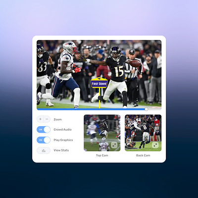 NFL From Any Angle concept design espn football nfl product design sports ui ux web