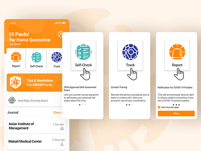 EndCov Mobile App covid design mobile app mobile app design ui ui design