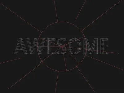 Line Design 3d ae ai animation circle curve design explode font fun hud line line art