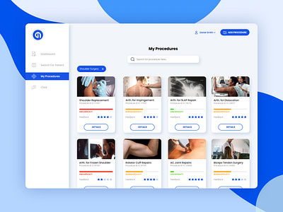 Medical Consenting Platform clean dashboard design doctor health logo medical medicine medtech ui ux vivid web