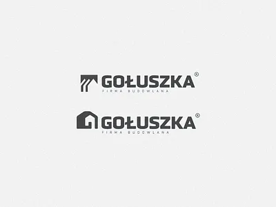 Gołuszka - firma budowlana branding construction company construction logo design flat icon illustration logo
