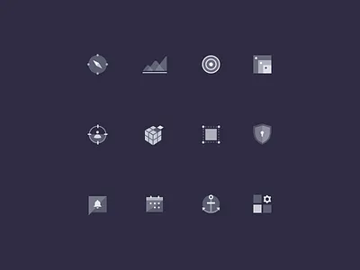 Icon Set graphic design icon ui vector web