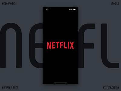 Netflix Onboarding - Mobile (Concept)
