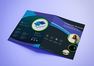 Corporate Business Brochure Template branding brouchure design illustrator photoshop typogaphy