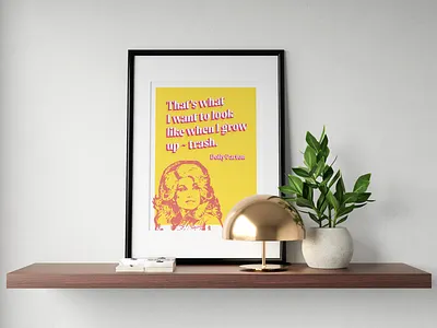 Queen Dolly adobe illustrator adobe photoshop dolly parton graphic design graphic designer mockup poster poster design print design