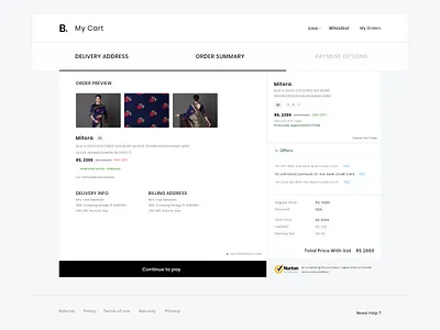 Order_review design ui vinith