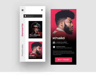 Music Event Booking App app app design app ui app ui ux appui booking concert event app events festivals mobile app mobile app design mobile design mobile ui mobile uiux music ui uidesign uiux ux