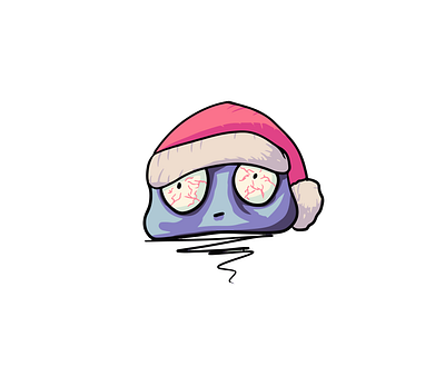 Insomniac christmas design drawing icon illustration insomniac kirby logo sleep vector