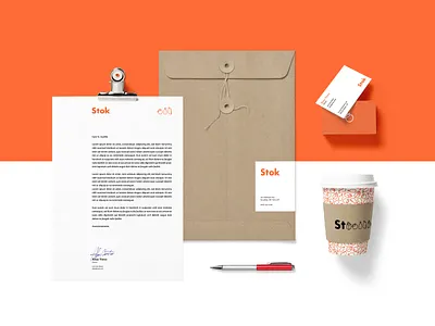 Visual Identity - Stok branding design icon design identity branding identity design logo minimal vector