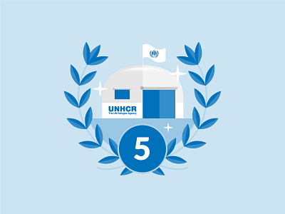 tent blue icon illustrator tent unhcr vector