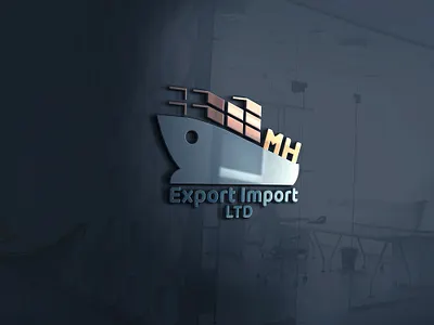 Ship Logo Design brand identity branding design flat icon illustration illustrator logo logo design logodesign minimal vector