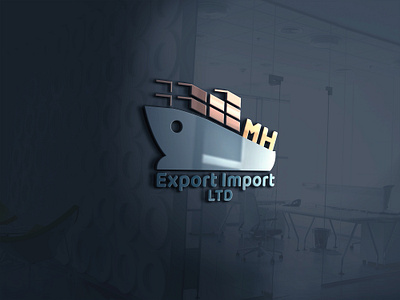 Ship Logo Design brand identity branding design flat icon illustration illustrator logo logo design logodesign minimal vector