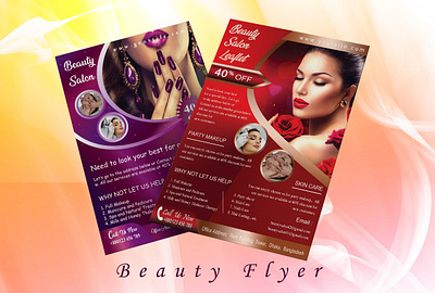 Beauty Flyer Design beauty flyer brochure flyer flyer design flyer template flyers leaflet leaflet design leaflets poster poster design printable