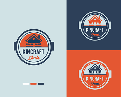 Sheds Logo branding design flat graphic design logo design logodesign retro sticker vector