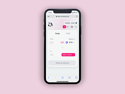 Uniswap Exchange adobexd dailyui design illustration product design ui design user experience ux