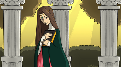 Little Secret character concept fantasy illustration art illustration digital witch