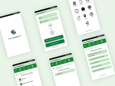 Online Banking App app design banking banking app money app money transfer online banking ui