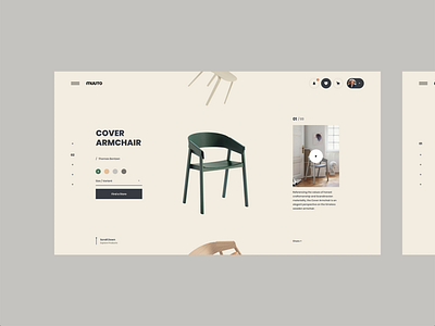 MUUTO Chairs brand design inspiration interaction ui ui design ux ux design web web design