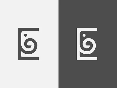 Accidental Elephant branding custom type geometric icon identity lettering logo monogram thick lines typography