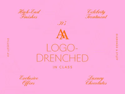 Overtime: A Logo Drenched in Class brand celebrity lifestyle design exclusive fine art high class high end logo luxury parody