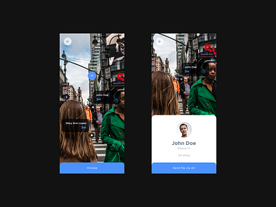 Sending files app ar augmented reality camera design light minimalist mobile mobile app mobile app design mobile design mobile ui mobile uiux mobile ux profile transparent white