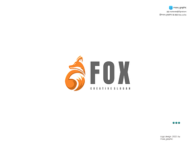 Fox Logo branding design icon illustration logo logo design logotype vector
