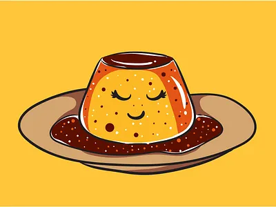 Pudding Monster Character Pack 03 art artwork cartoon character cute design egg flat illustration flatdesign fortune funny illustration kawaii magic monster mystic occult pudding vector vectorart