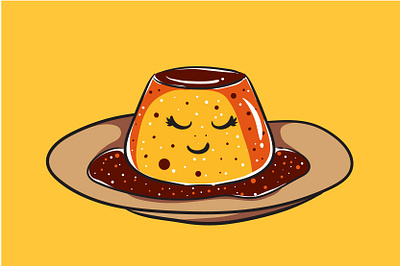 Pudding Monster Character Pack 03 art artwork cartoon character cute design egg flat illustration flatdesign fortune funny illustration kawaii magic monster mystic occult pudding vector vectorart