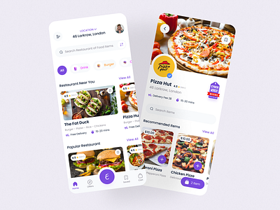 Food Delivery App app design app ui app ui design app ui kit food app food delivery food delivery app product design uihut uiux design