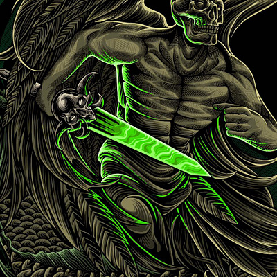 devil art artwork design drawing graphic graphic art illustration illustrator skull