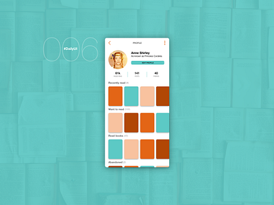 User Profile | Daily UI - 006 clean design dailyui dailyui 006 dailyuichallenge design digital ui uidesign user profile