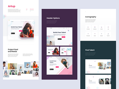 Portfolio Detail Page case study clean design icon landing page layout photography portfolio ui ux website whitespace