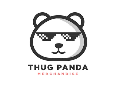 Thug panda logo brand branding designlogo graphicdesign graphicdesigner graphics illustrator logo logodesign logodesigner logodesigns logodesinger logoinspiration logoinspirations logologo logomaker logomark logos logotip logotype