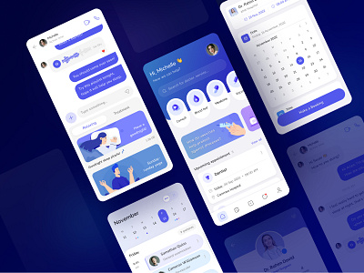 Doctor Appointment - Medical Mobile App design mobile ui ux