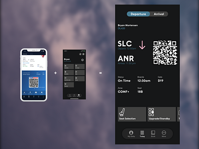 Daily UI 24 *REMIX*: Boarding Pass app dailyui mobile ui