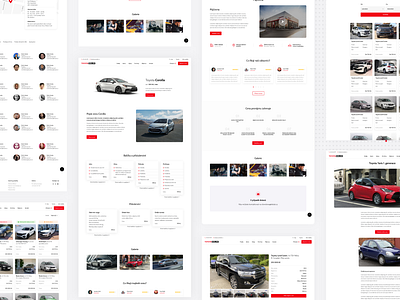 Toyota 2020 car dealer car dealer website car website clean design minimalism modern product design ui webdesign