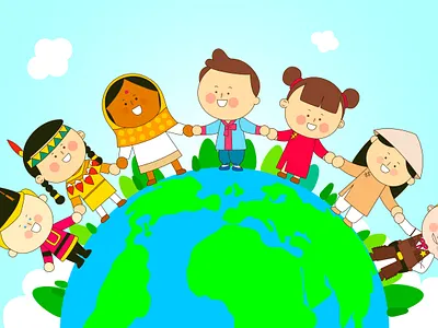 we are the one design flat icon illustration vector website